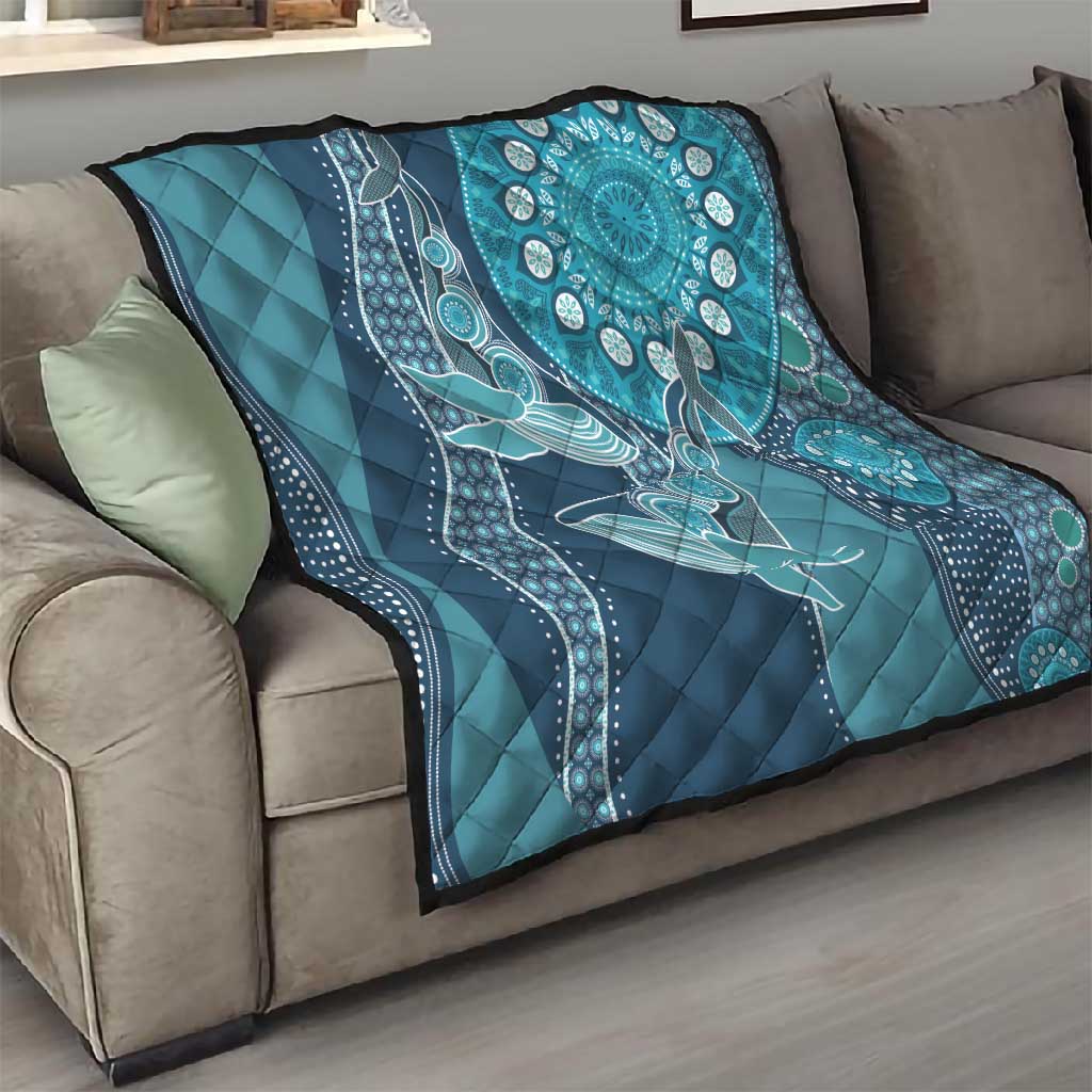 South Africa Whale Festival Quilt African Shwe Shwe Pattern - African Pride