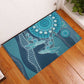 South Africa Whale Festival Rubber Doormat African Shwe Shwe Pattern - African Pride