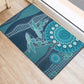 South Africa Whale Festival Rubber Doormat African Shwe Shwe Pattern - African Pride