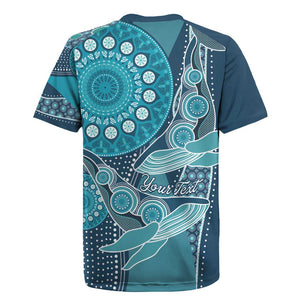 South Africa Whale Festival Personalized Rugby Jersey African Shwe Shwe Pattern - African Pride
