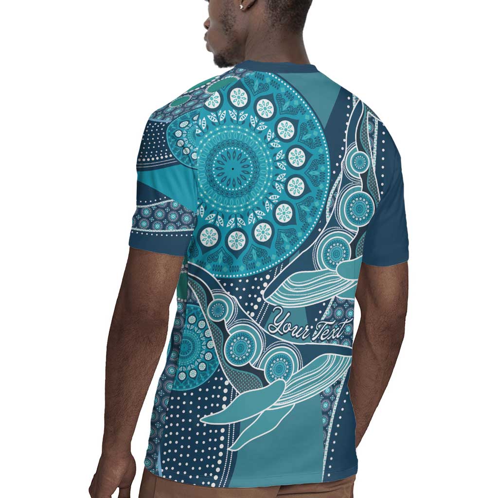South Africa Whale Festival Personalized Rugby Jersey African Shwe Shwe Pattern - African Pride