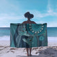 South Africa Whale Festival Sarong African Shwe Shwe Pattern - African Pride