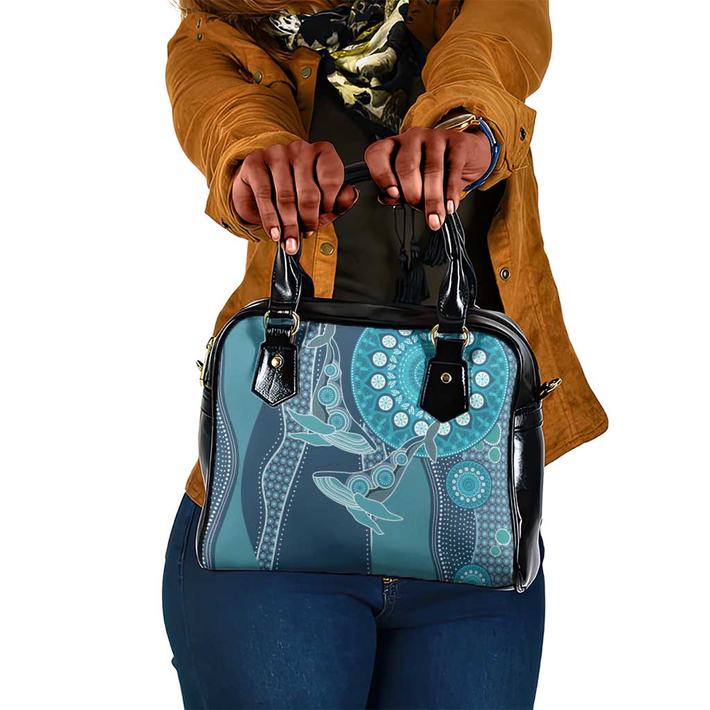 South Africa Whale Festival Shoulder Handbag African Shwe Shwe Pattern - African Pride