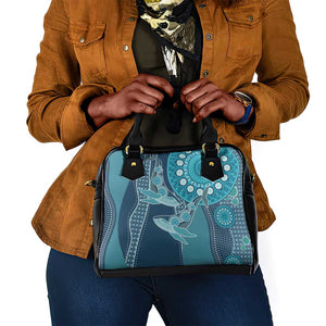 South Africa Whale Festival Shoulder Handbag African Shwe Shwe Pattern - African Pride