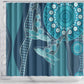 South Africa Whale Festival Shower Curtain African Shwe Shwe Pattern - African Pride