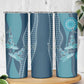 South Africa Whale Festival Personalized Skinny Tumbler African Shwe Shwe Pattern - African Pride