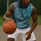 South Africa Whale Festival Personalized Sleeveless Hoodie African Shwe Shwe Pattern - African Pride