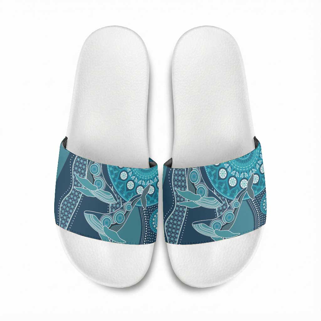 South Africa Whale Fes Slide Sandals African Shwe Shwe Pattern