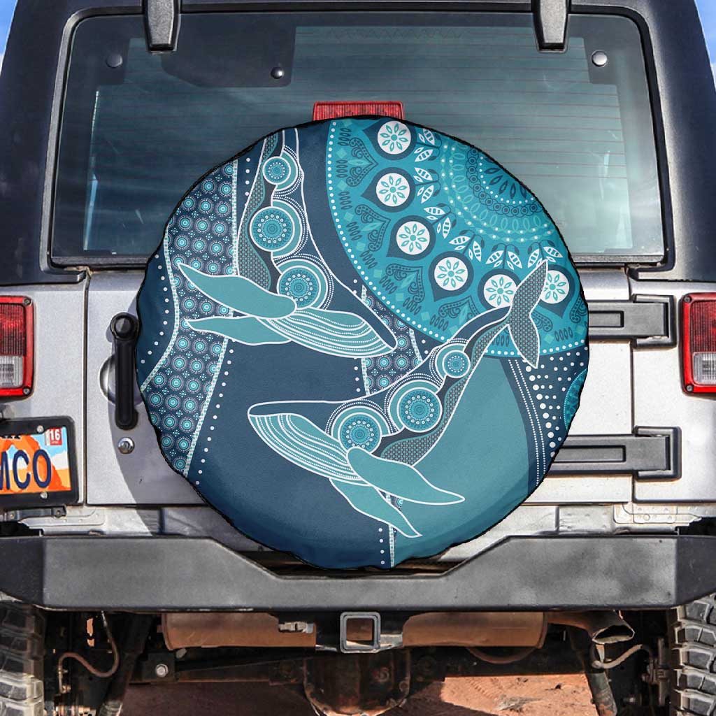 South Africa Whale Festival Spare Tire Cover African Shwe Shwe Pattern - African Pride