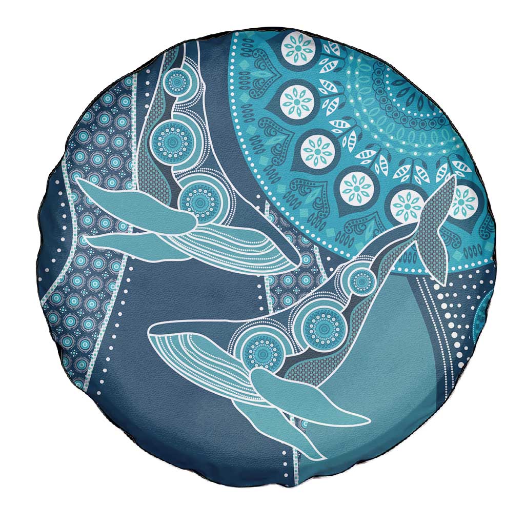 South Africa Whale Festival Spare Tire Cover African Shwe Shwe Pattern - African Pride