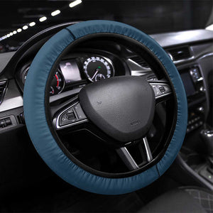 South Africa Whale Festival Steering Wheel Cover African Shwe Shwe Pattern - African Pride