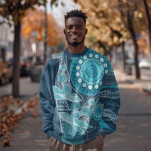 South Africa Whale Festival Personalized Sweatshirt African Shwe Shwe Pattern - African Pride