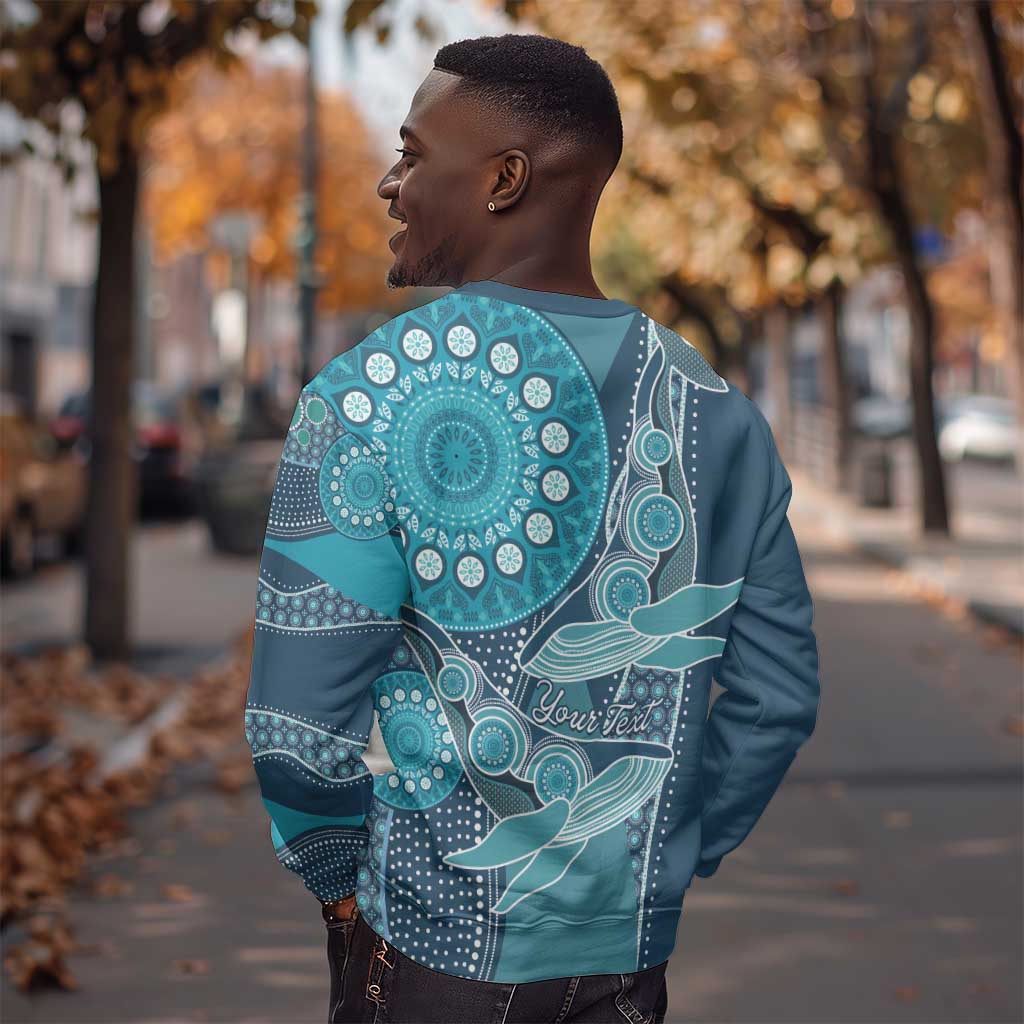 South Africa Whale Festival Personalized Sweatshirt African Shwe Shwe Pattern - African Pride