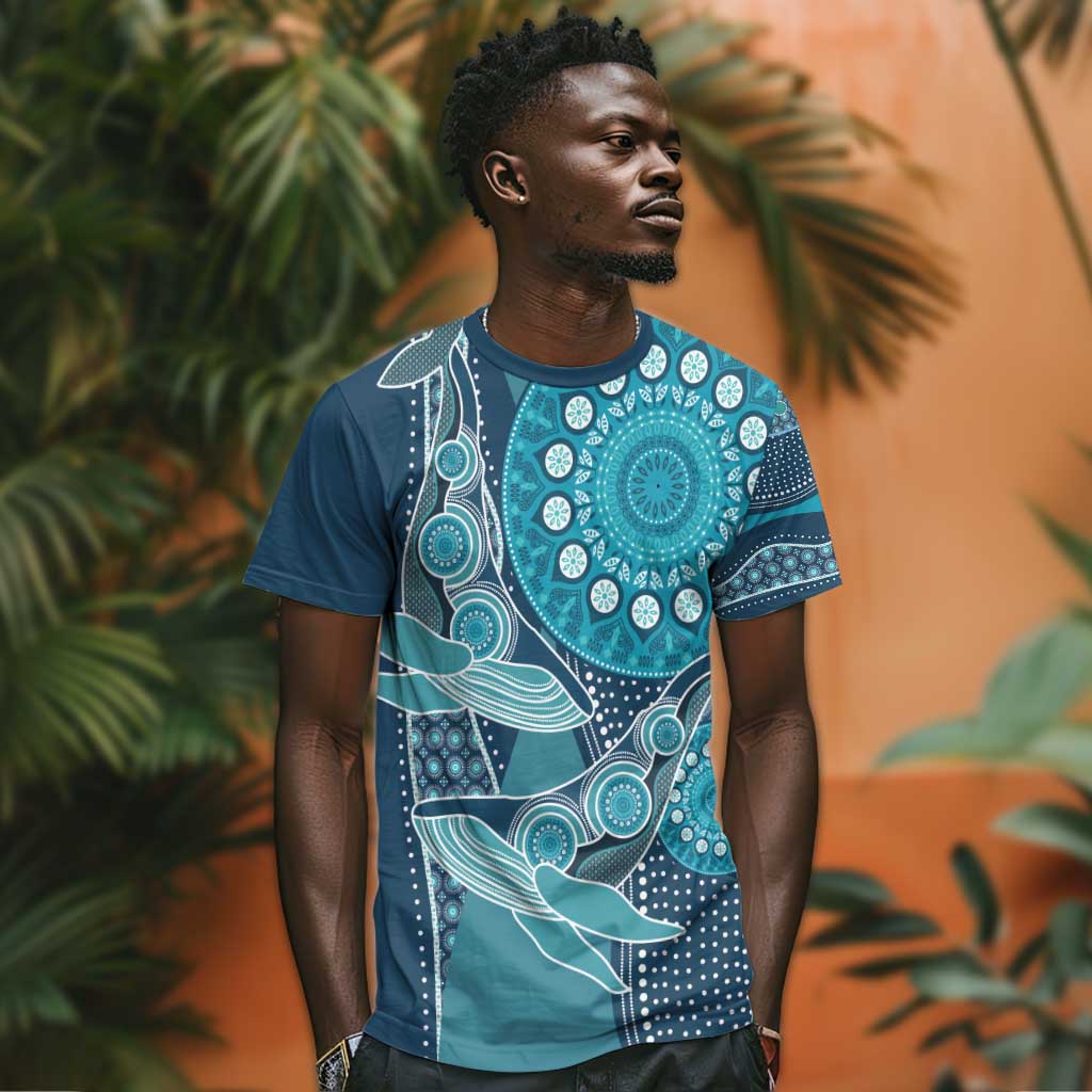 South Africa Whale Festival Personalized T shirt African Shwe Shwe Pattern - African Pride