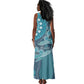 South Africa Whale Festival Personalized Tank Maxi Dress African Shwe Shwe Pattern - African Pride