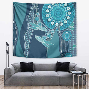South Africa Whale Festival Tapestry African Shwe Shwe Pattern - African Pride