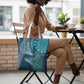 South Africa Whale Fes Tote Bag African Shwe Shwe Pattern