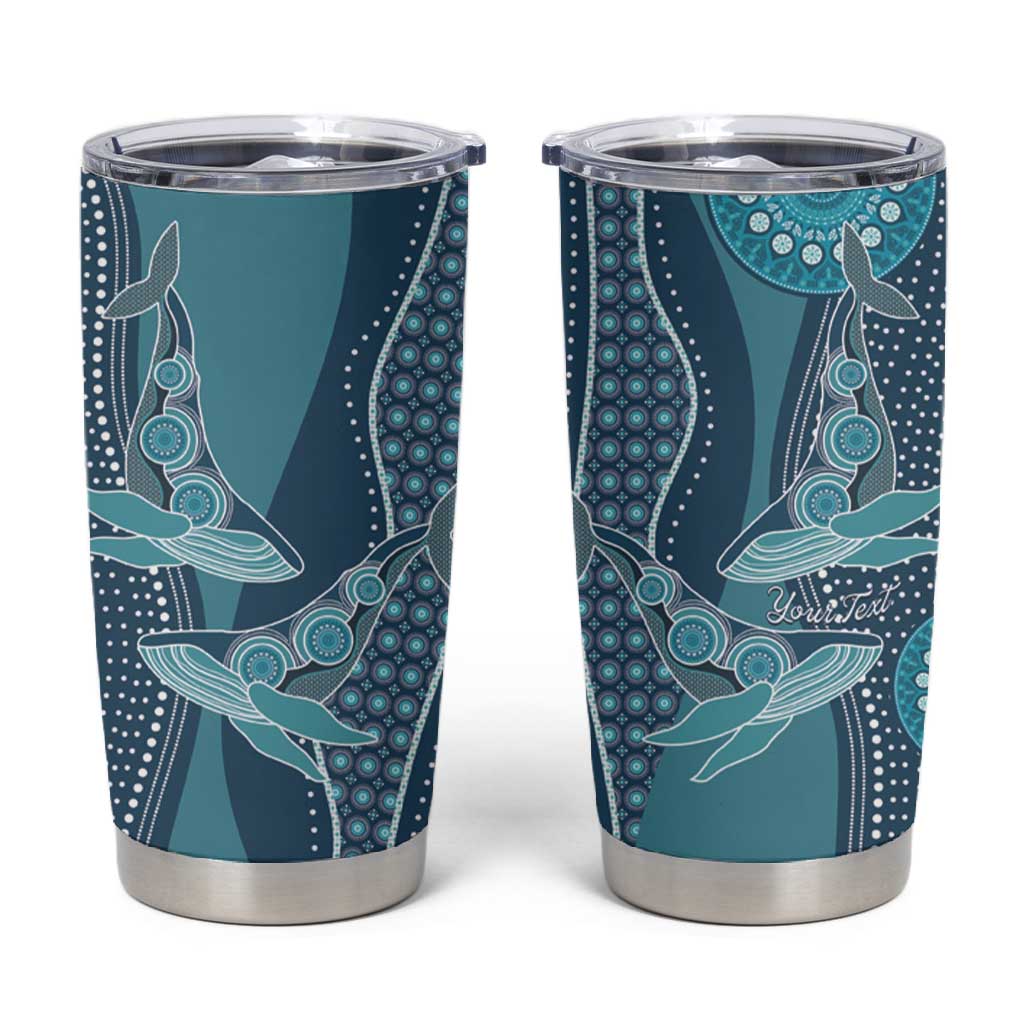South Africa Whale Festival Personalized Tumbler Cup African Shwe Shwe Pattern - African Pride