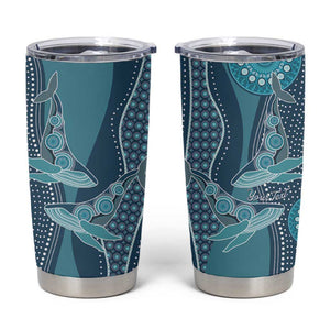 South Africa Whale Festival Personalized Tumbler Cup African Shwe Shwe Pattern - African Pride