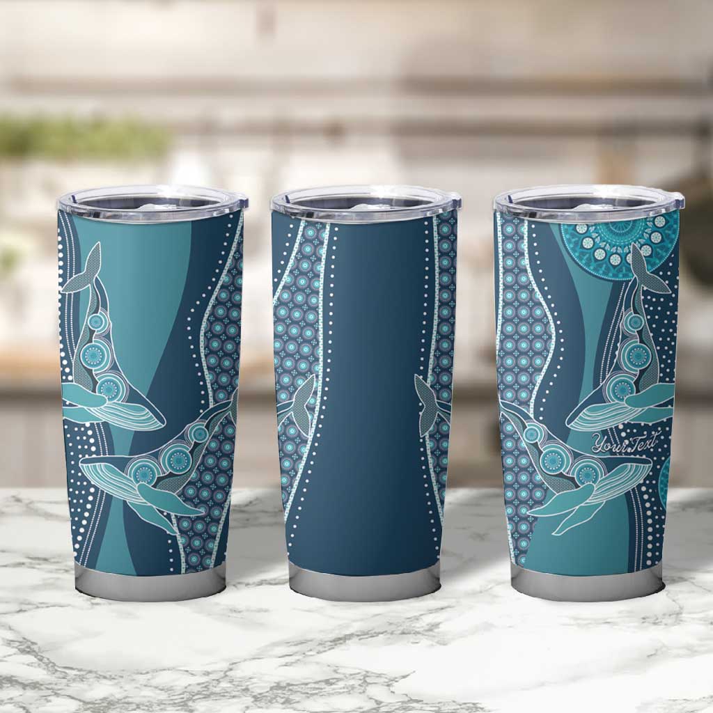 South Africa Whale Festival Personalized Tumbler Cup African Shwe Shwe Pattern - African Pride