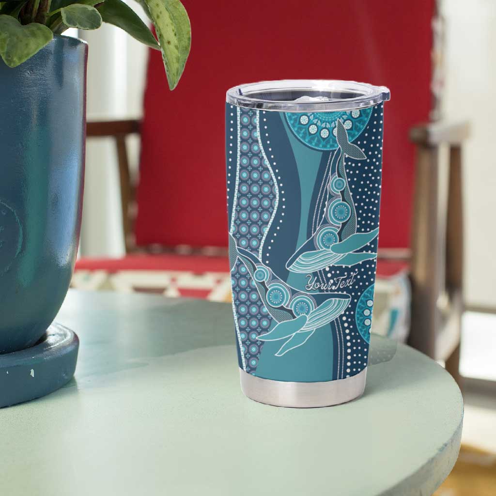 South Africa Whale Festival Personalized Tumbler Cup African Shwe Shwe Pattern - African Pride