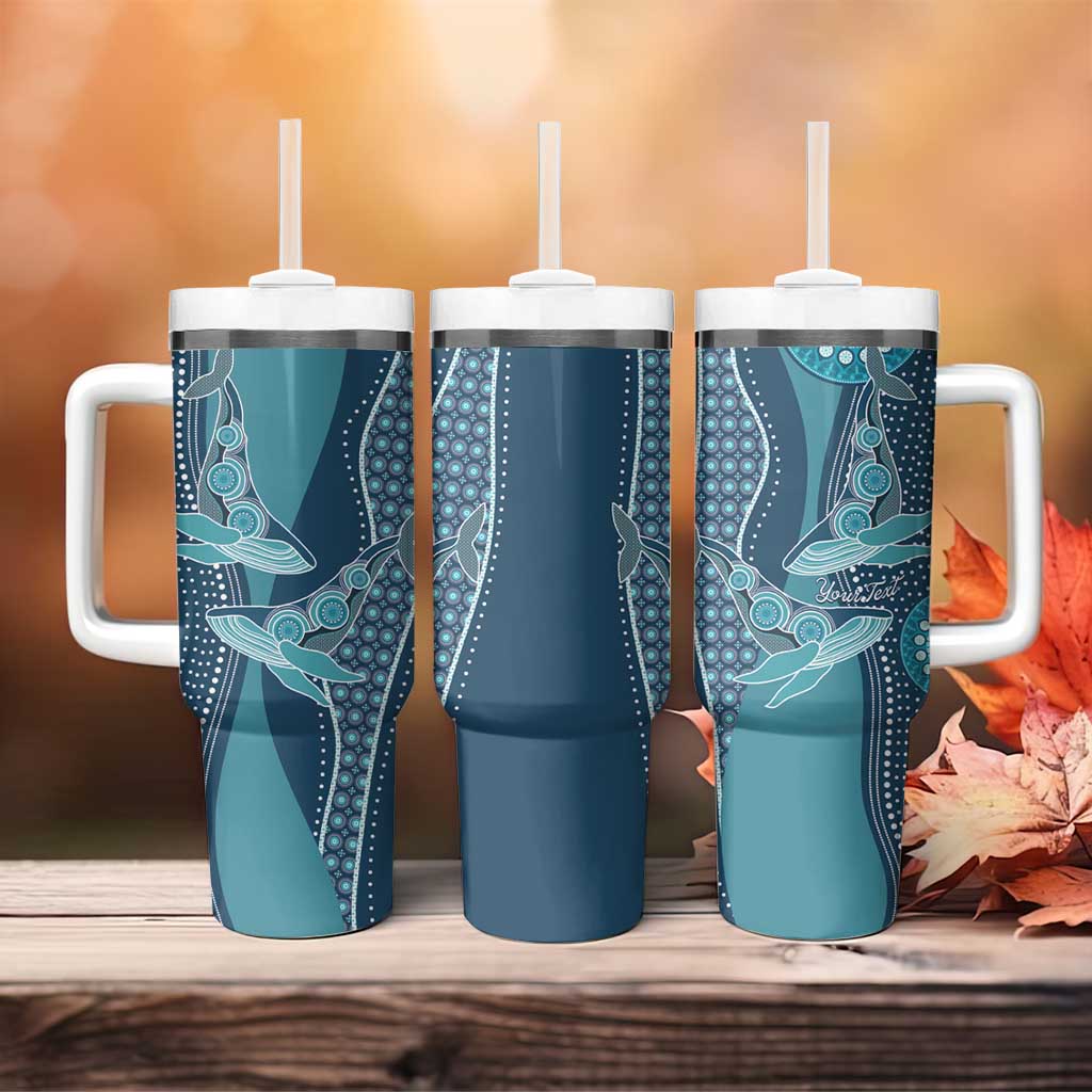 South Africa Whale Festival Personalized Tumbler With Handle African Shwe Shwe Pattern - African Pride
