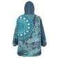 South Africa Whale Festival Personalized Wearable Blanket Hoodie African Shwe Shwe Pattern - African Pride