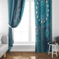 South Africa Whale Festival Window Curtain African Shwe Shwe Pattern - African Pride