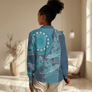 South Africa Whale Festival Personalized Women Casual Shirt African Shwe Shwe Pattern - African Pride