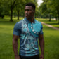 Personalized South Africa Whale Fes Zipper Polo Shirt African Shwe Shwe Pattern