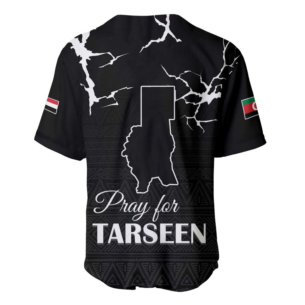 Pray for Tarseen Baseball Jersey Sudan Darfur Be Strong - African Pride