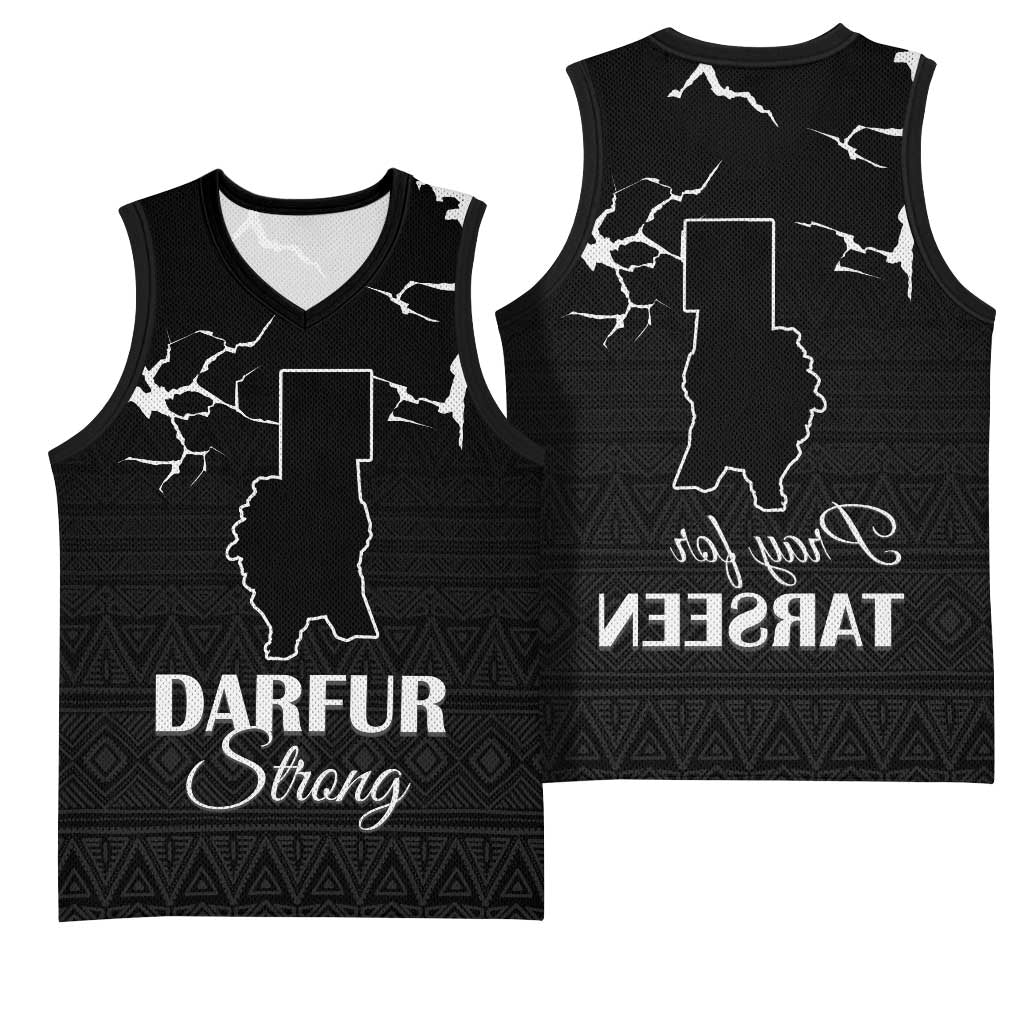 Pray for Tarseen Basketball Jersey Sudan Darfur Be Strong - African Pride