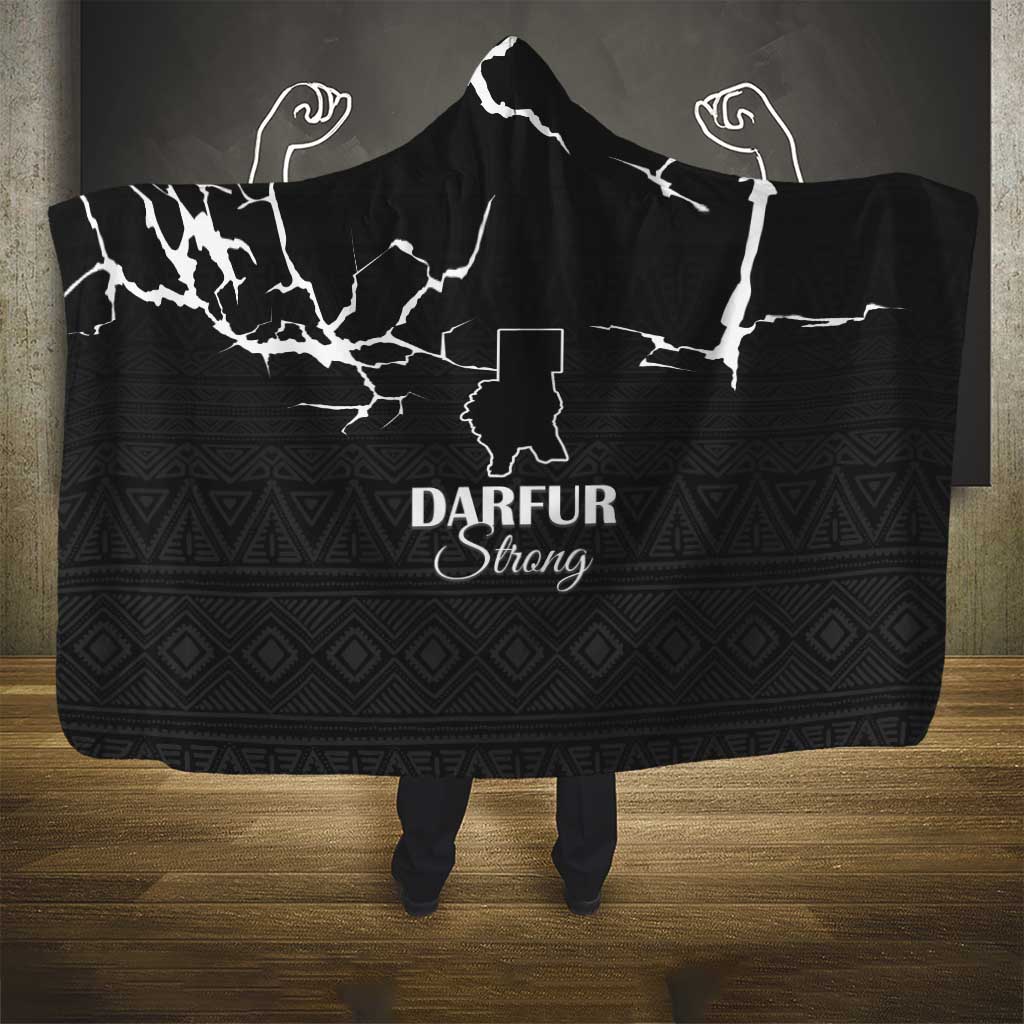 Pray for Tarseen Hooded Blanket Sudan Darfur Be Strong - African Pride