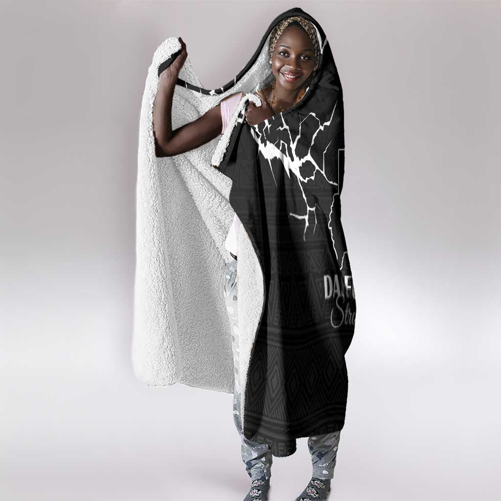 Pray for Tarseen Hooded Blanket Sudan Darfur Be Strong - African Pride