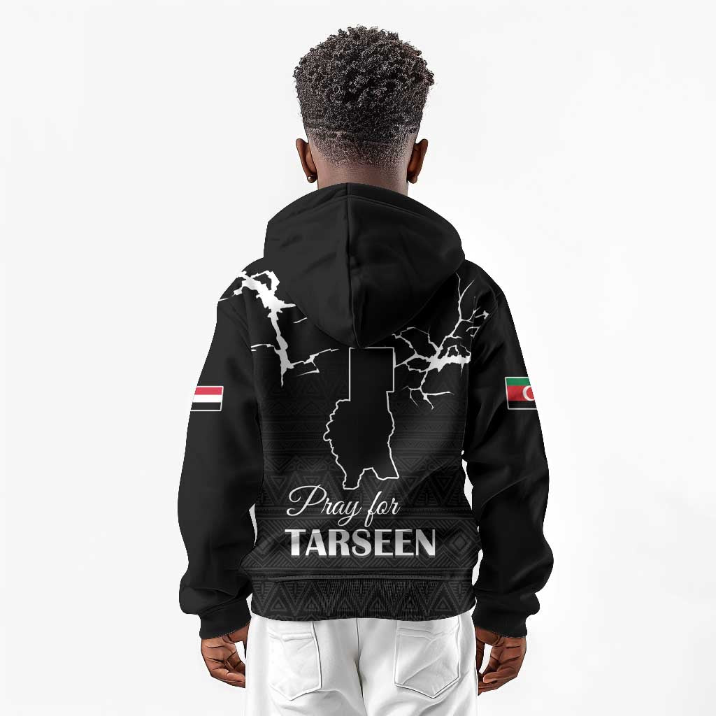 Pray for Tarseen Kid Hoodie Sudan Darfur Be Strong - African Pride