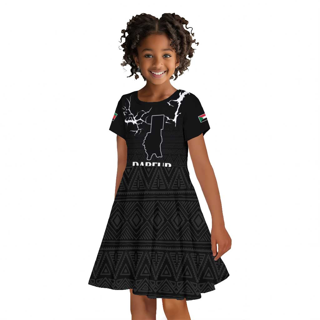 Pray for Tarseen Kid Short Sleeve Dress Sudan Darfur Be Strong - African Pride