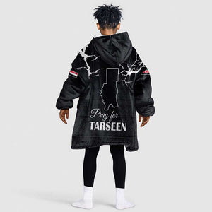 Pray for Tarseen Kid Wearable Blanket Hoodie Sudan Darfur Be Strong - African Pride