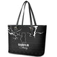 Pray for Tarseen Leather Tote Bag Sudan Darfur Be Strong - African Pride