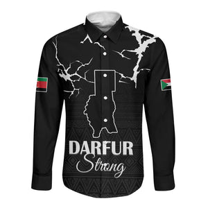 Pray for Tarseen Long Sleeve Button Shirt Sudan Darfur Be Strong - African Pride