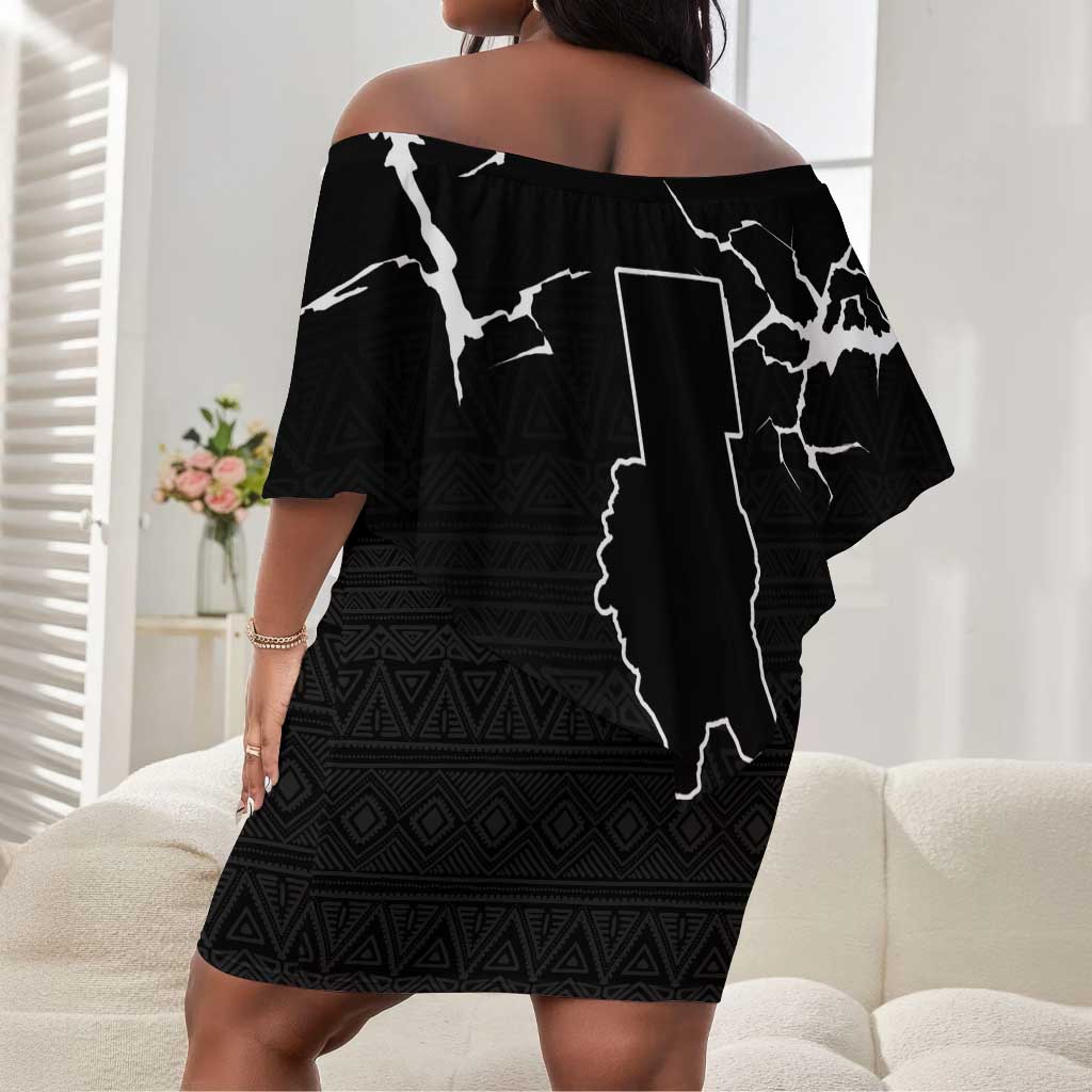 Pray for Tarseen Off Shoulder Short Dress Sudan Darfur Be Strong - African Pride