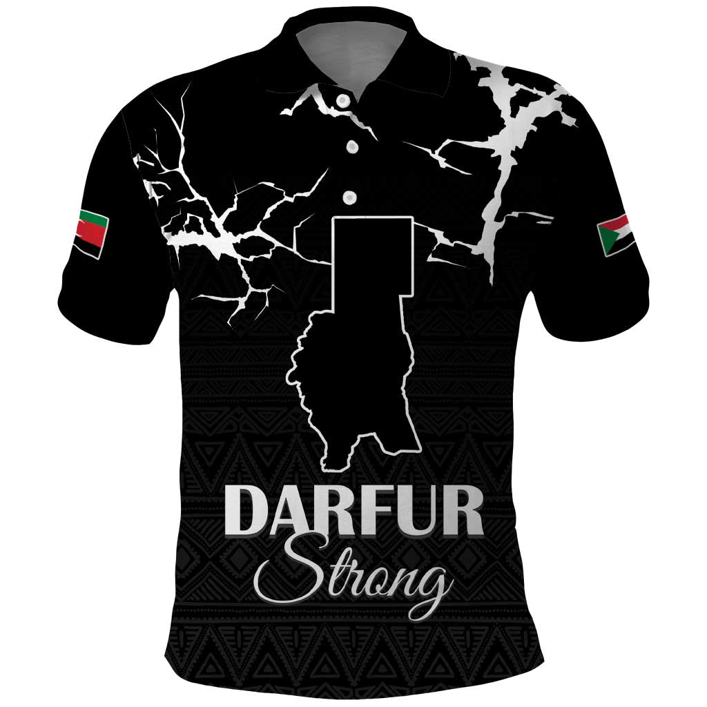 Pray for Tarseen Polo Shirt Sudan Darfur Be Strong - African Pride
