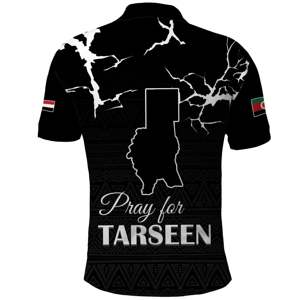 Pray for Tarseen Polo Shirt Sudan Darfur Be Strong - African Pride