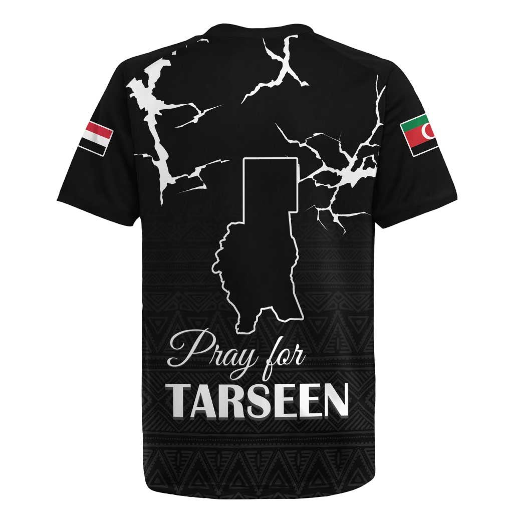 Pray for Tarseen Rugby Jersey Sudan Darfur Be Strong - African Pride