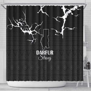 Pray for Tarseen Shower Curtain Sudan Darfur Be Strong - African Pride