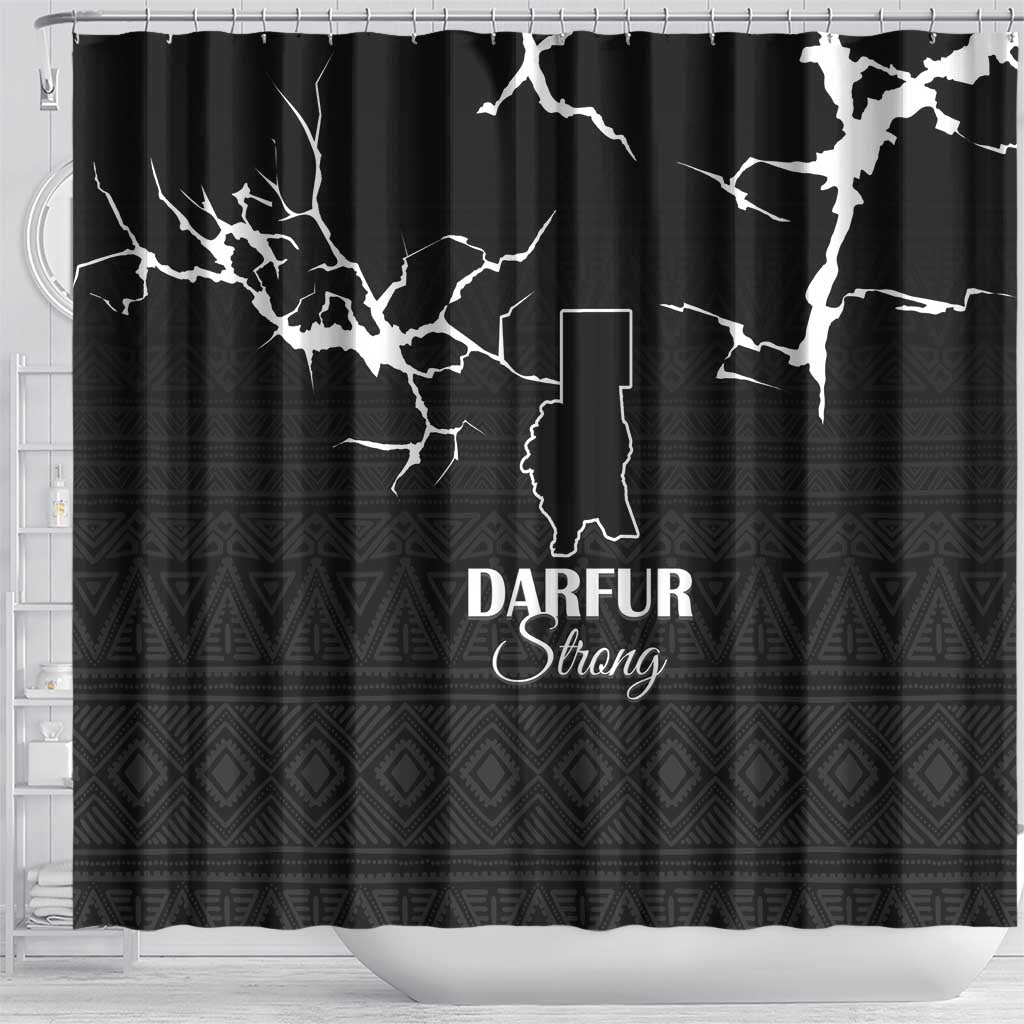 Pray for Tarseen Shower Curtain Sudan Darfur Be Strong - African Pride