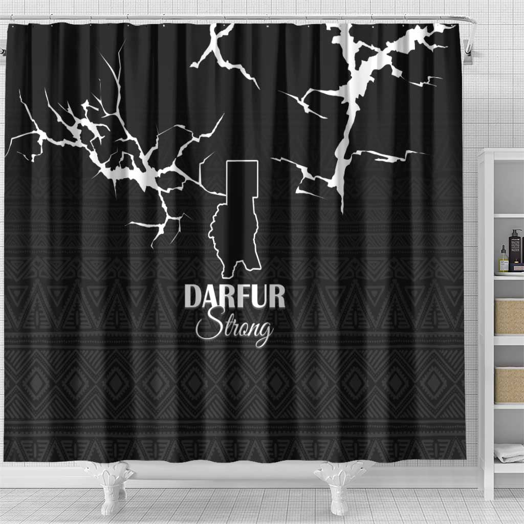 Pray for Tarseen Shower Curtain Sudan Darfur Be Strong - African Pride
