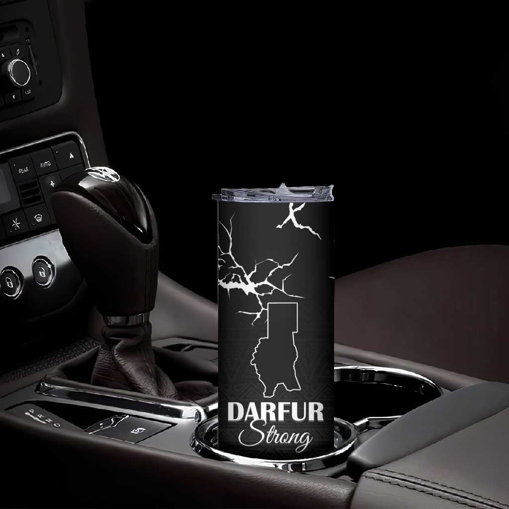 Pray for Tarseen Skinny Tumbler Sudan Darfur Be Strong - African Pride