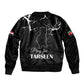 Pray for Tarseen Sleeve Zip Bomber Jacket Sudan Darfur Be Strong - African Pride