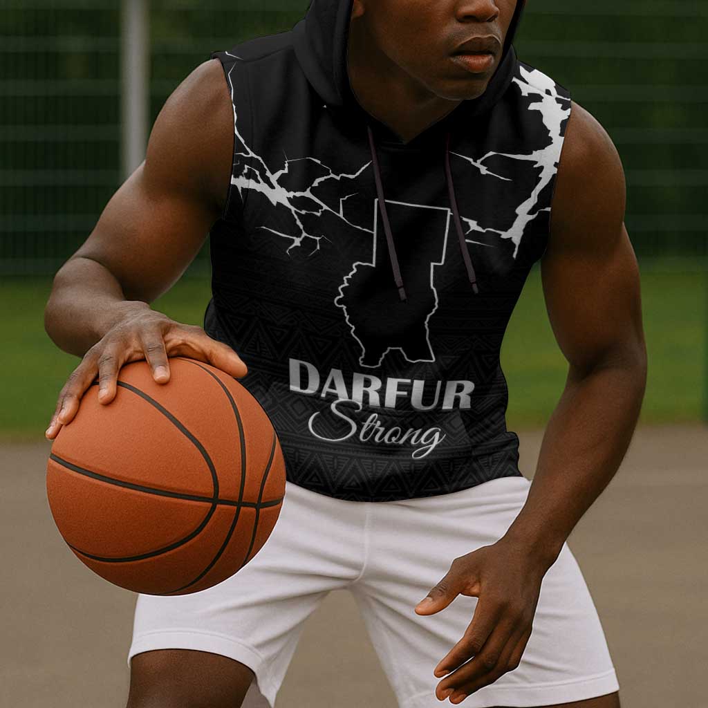 Pray for Tarseen Sleeveless Hoodie Sudan Darfur Be Strong - African Pride