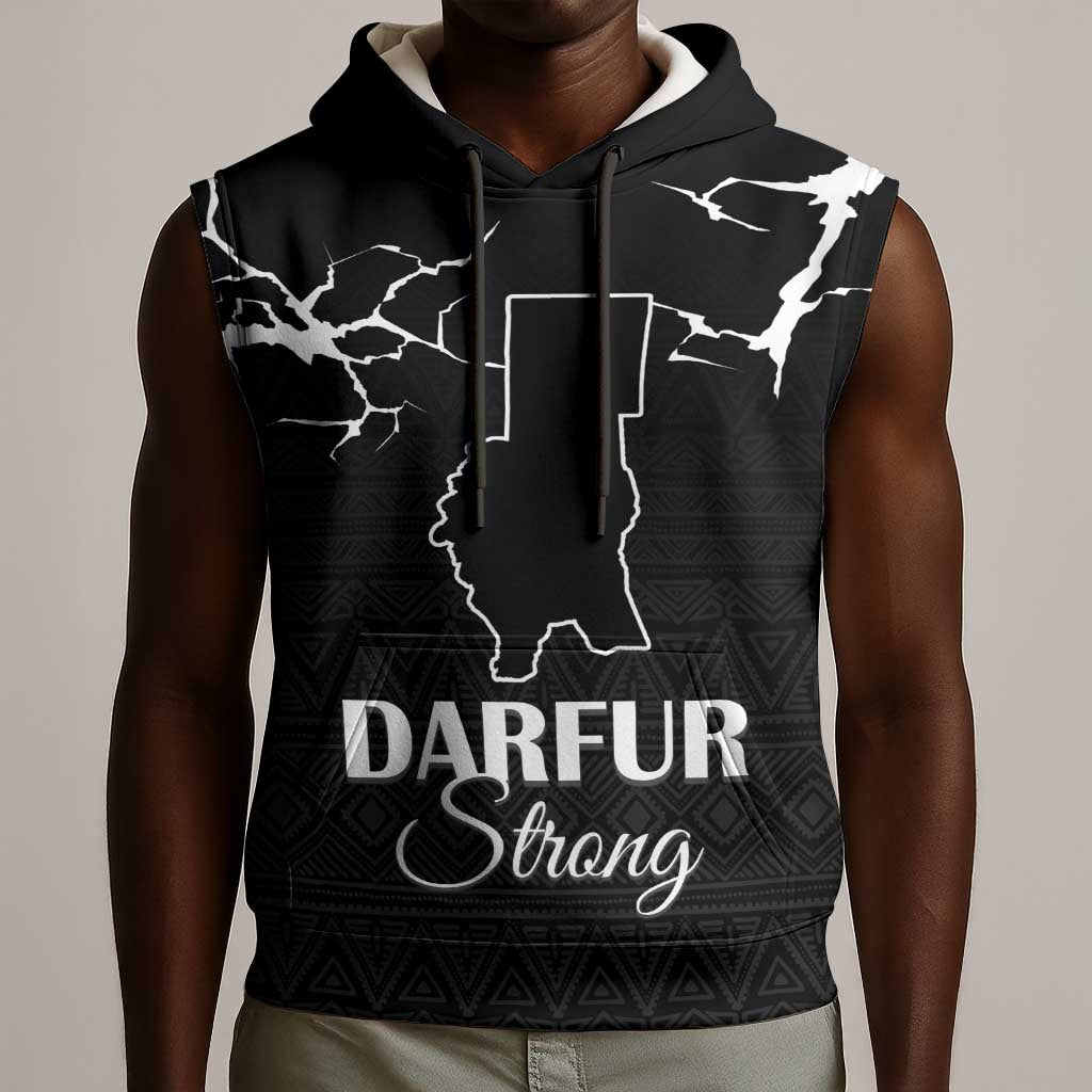 Pray for Tarseen Sleeveless Hoodie Sudan Darfur Be Strong - African Pride